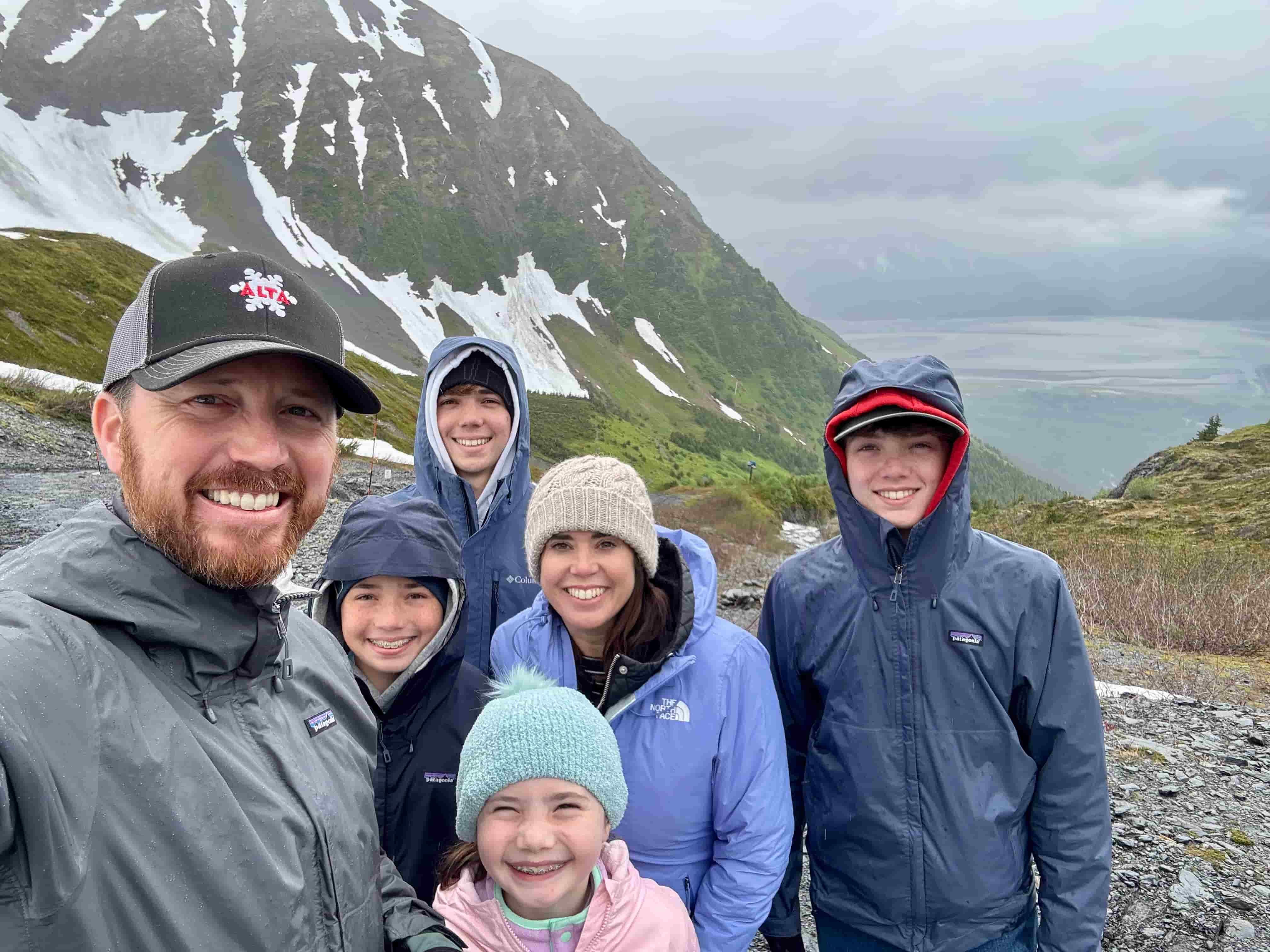 Dyer Family on Mountain